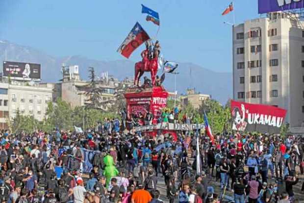 Toma fuerza la protesta chilena