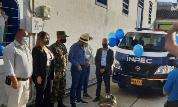 Camioneta para la cárcel de Aguadas