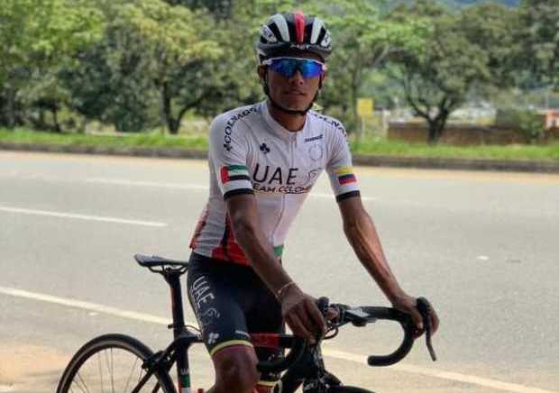 Juan Pablo Vallejo, el mejor de los caldenses en la Vuelta Antioquia