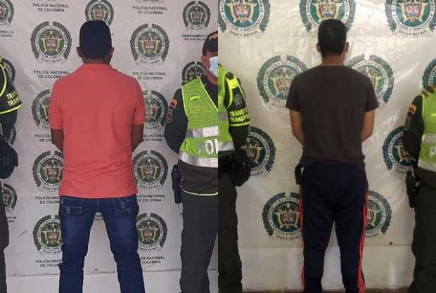 Dos detenidos en vías de Caldas por usar licencia falsa