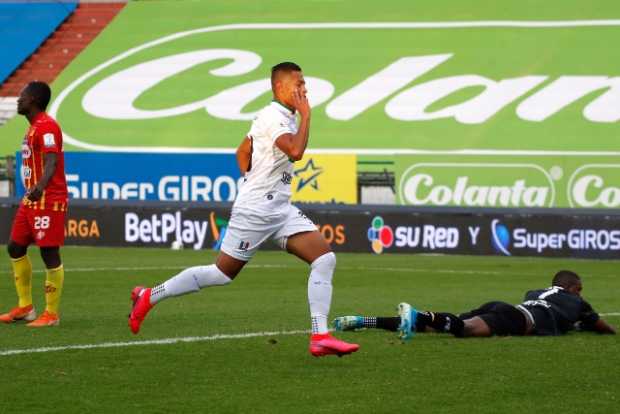 David Lemos marcó el primer gol del Once Caldas. 