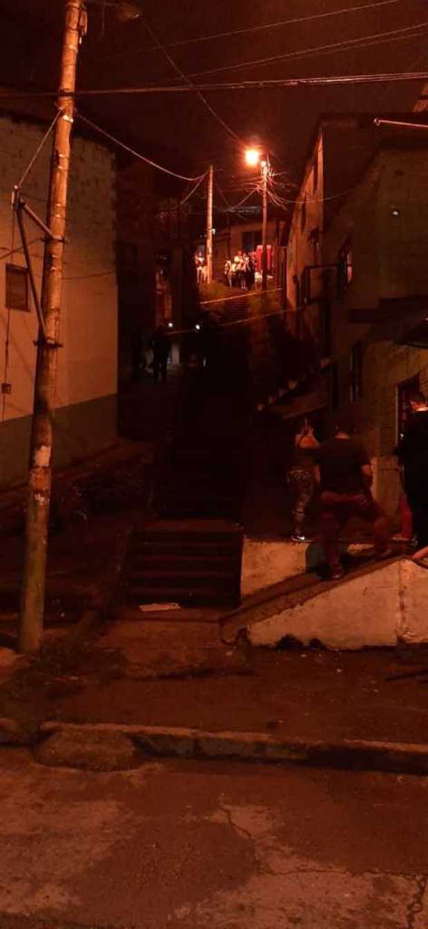 En este lugar fue el homicidio en El Paraíso.