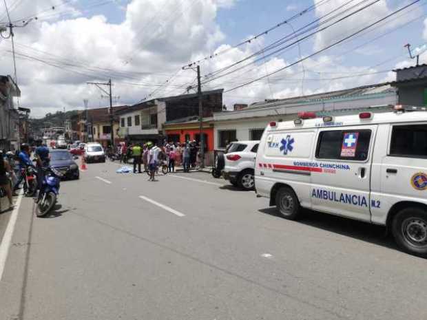 Un hombre murió atropellado en Chinchiná Un hombre murió atropellado en Chinchiná