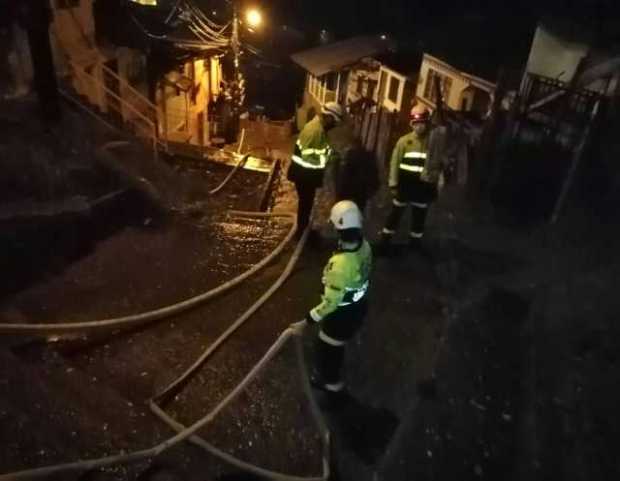 Atención al incendio en Sierra Morena.