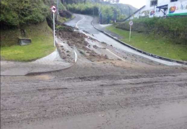 Derrumbe en el Alto del Perro