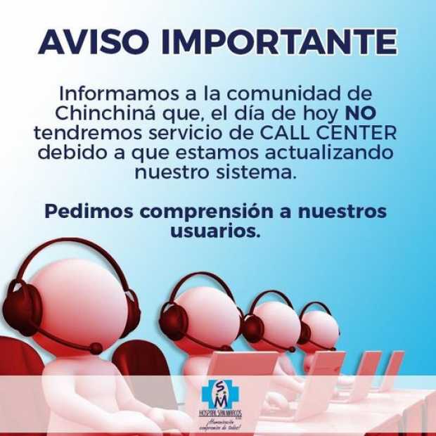 Aviso del hospital