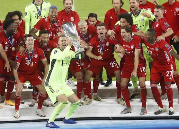 El Bayern, supercampeón de Europa: ganó 2-1 al Sevilla 