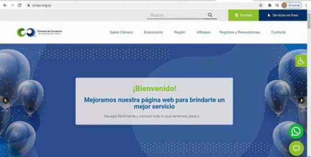 Cámara de Comercio de Manizales estrena página web Foto | LA PATRIA