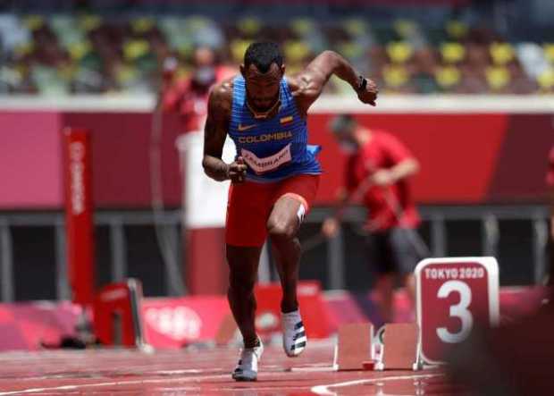 En las piernas de Anthony José Zambrano están las esperanzas de medalla de oro para Colombia en los Juegos Olímpicos de Tokio. L