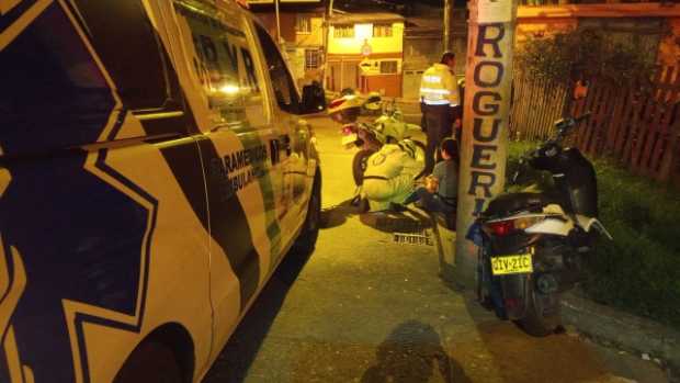 Tres lesionados por accidentes de tránsito anoche en Manizales