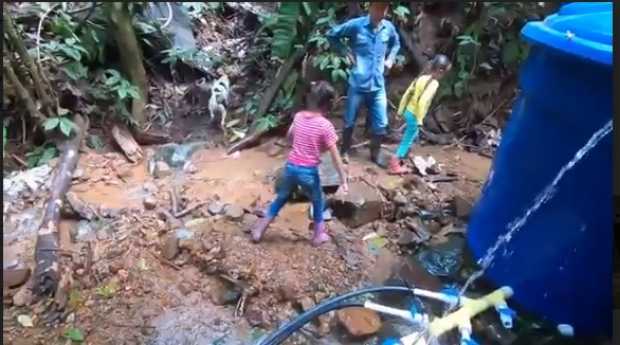 Agua para seis familias de Campo Alegre, en Anserma 