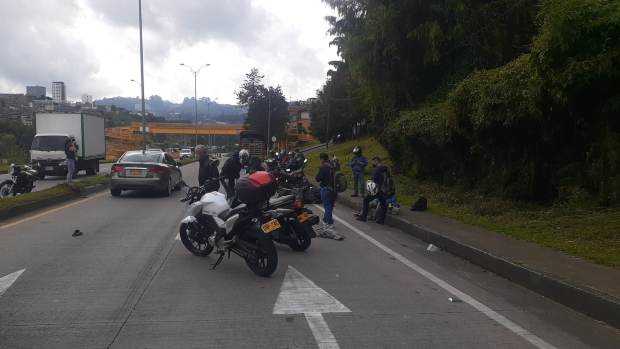 El accidente de ayer