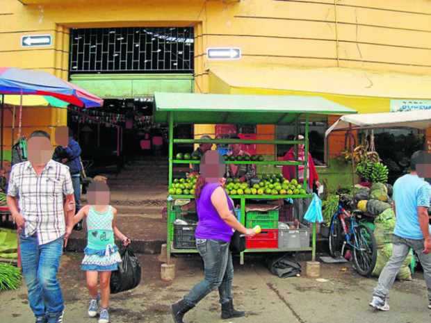 Sitio donde tenía su puesto Carmelo de Jesús Gómez Díaz.