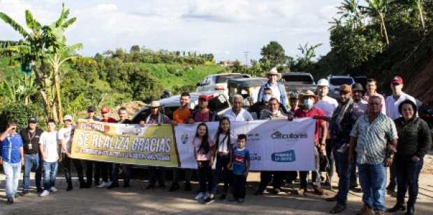 Estrenan placas huella en Anserma Estrenan placas huella en Anserma