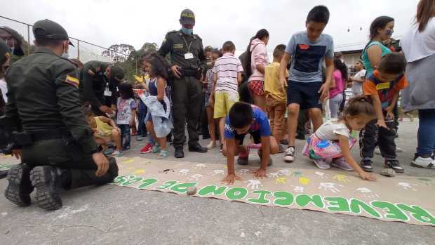 Los niños disfrutaron de las actividades.