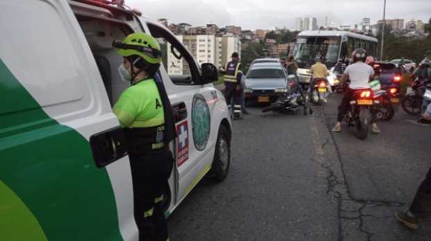 Dos accidentes de tránsito en la tarde de hoy en Manizales