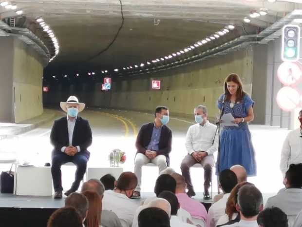 Ya puede circular por el Túnel de Tesalia, fue inaugurado oficialmente este martes