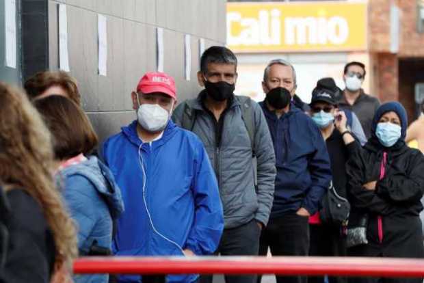 Pandemia de covid-19 agrega 15.898 contagios y 342 muertes en Colombia