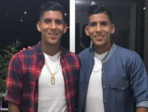 El gemelo que luce hoy la camiseta del Once Caldas El gemelo que luce hoy la camiseta del Once Caldas