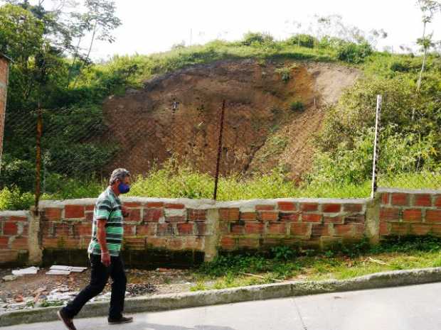 Piden vigilar e intervenir ladera del barrio San Martín de Chinchiná