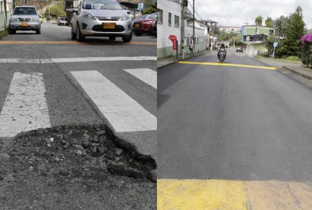 Clavija apretada: tapan huecos en la vereda Bajo Tablazo