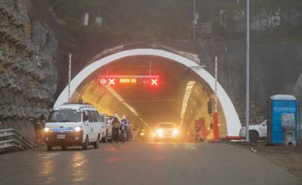 Túnel de La Línea operará con normalidad desde este jueves 