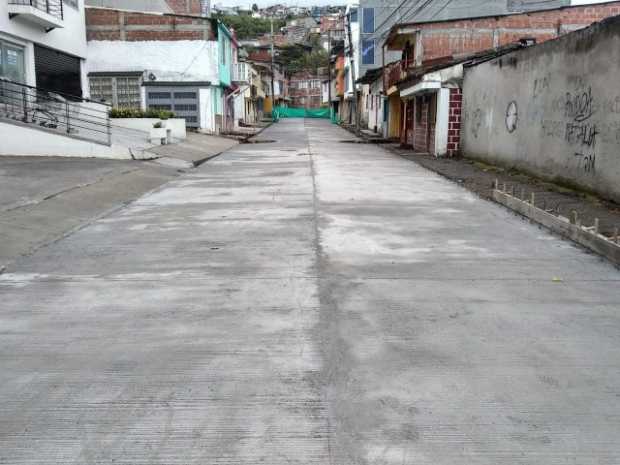 Vía inhabilitada en Villamaría