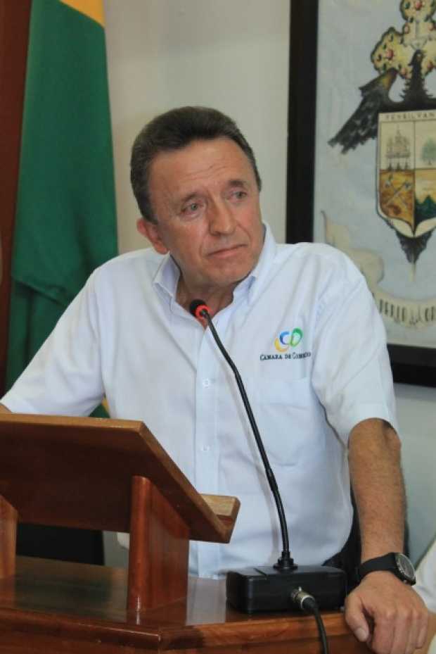 César Augusto Zuluaga Giraldo, presidente de la Junta Directiva de la Cámara de Comercio de La Dorada.