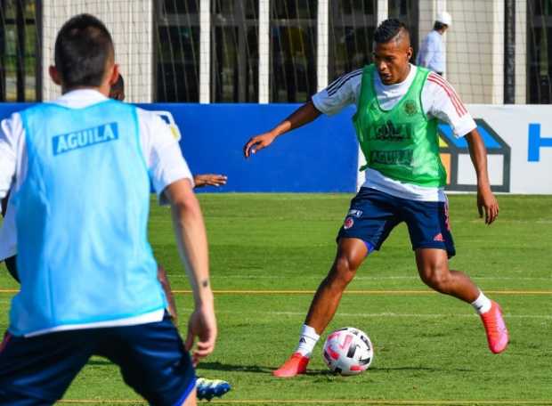 David Lemos, del Once Caldas, estuvo en el microciclo que organizó el técnico, Reinaldo Rueda. 