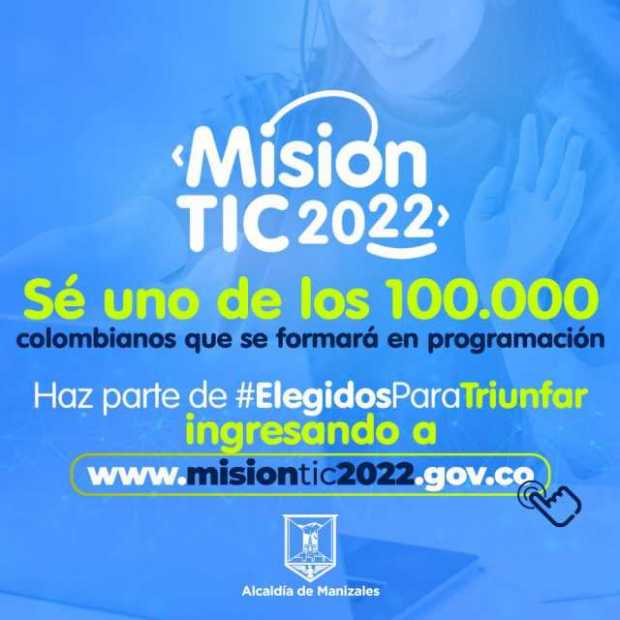 Mañana cierran las inscripciones para el programa Misión TIC: hay 10 mil cupos para caldenses