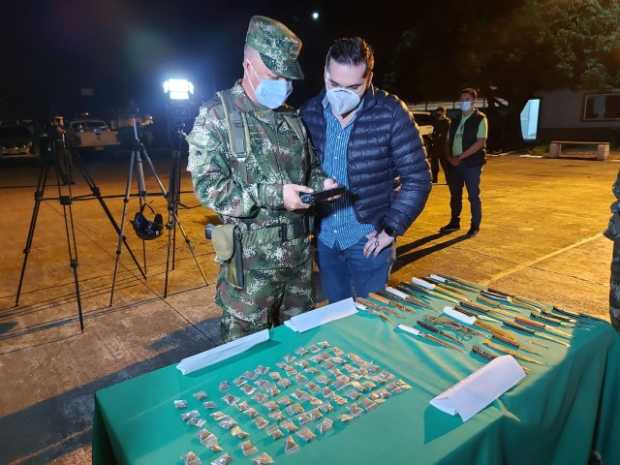 Dos capturados en el Plan toma de localidades en Chinchiná 