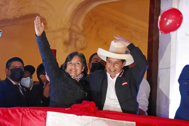 Foto | EFE | LA PATRIA    El presidente electo de Perú, Pedro Castillo, llamó ayer "a la más amplia unidad del pueblo peruano" p