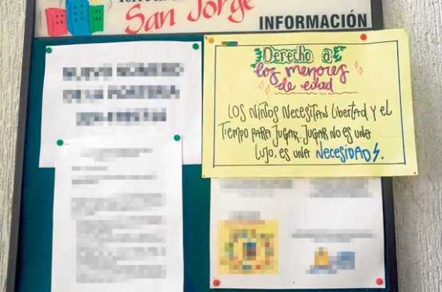 Esta semana los adolescentes reaccionaron e hicieron carteleras con mensajes alusivos a la defensa de sus derechos, que fijaron 