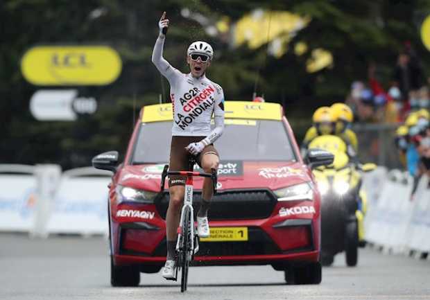 El australiano O'Connor gana el primer final en alto, Pogacar ataca de nuevo El australiano O'Connor gana el primer final en alto, Pogacar ataca de nuevo