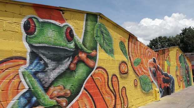 Murales en el barrio Los Colores de Supía