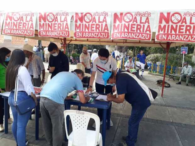 Resisten en Aranzazu: solicitudes mineras que asustan