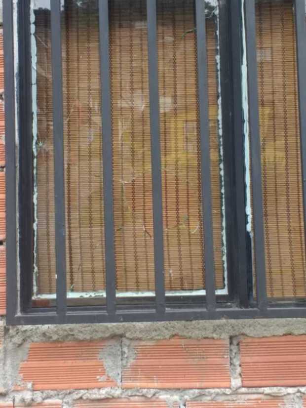 La ventana que le rompieron