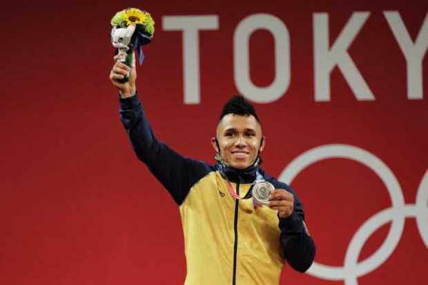 Luis Javier Mosquera logra la primera medalla para Colombia en los Juegos Olímpicos Tokio 2020.