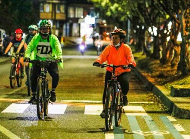 Este jueves habrá la ciclovía nocturna en Manizales 