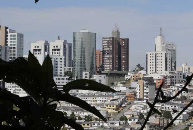 El sector del cable visto desde El Ecoparque de los Yarumos.