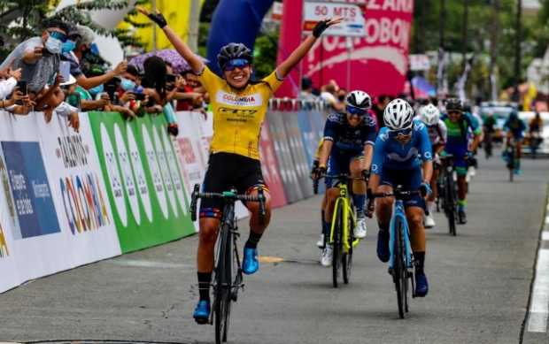 La caldense Diana Carolina Peñuela logró medalla de bronce en el Nacional de Ciclismo