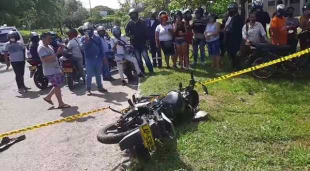 En moto se perdieron dos vidas en La Dorada y Riosucio