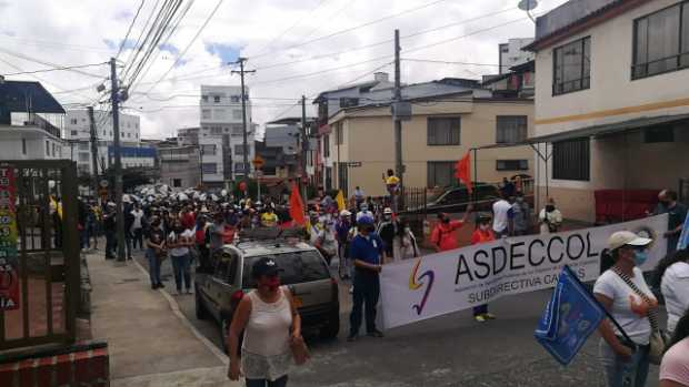 Avanza la movilización de este 19 de mayo en Manizales y municipios de Caldas