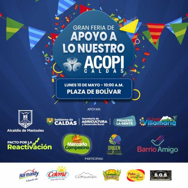 Mañana en la Plaza de Bolívar se desarrollará la Gran Feria de Apoyo a lo Nuestro Mañana en la Plaza de Bolívar se desarrollará la Gran Feria de Apoyo a lo Nuestro