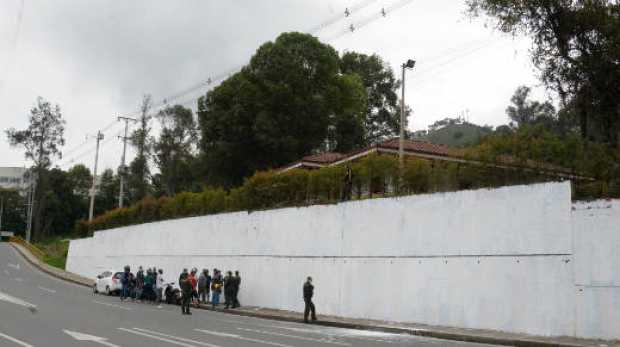 muro del intercambiador vial de San Marcel 