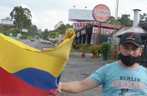 los bloqueos viales entre Pereira y Manizales