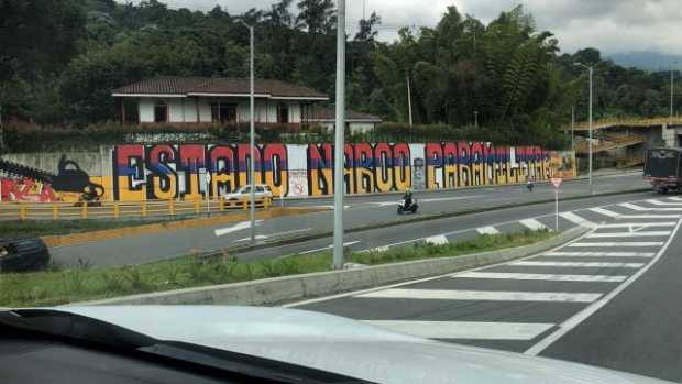 Este era el mural que finalizaron el 15 de mayo en San Marcel, Manizales. 