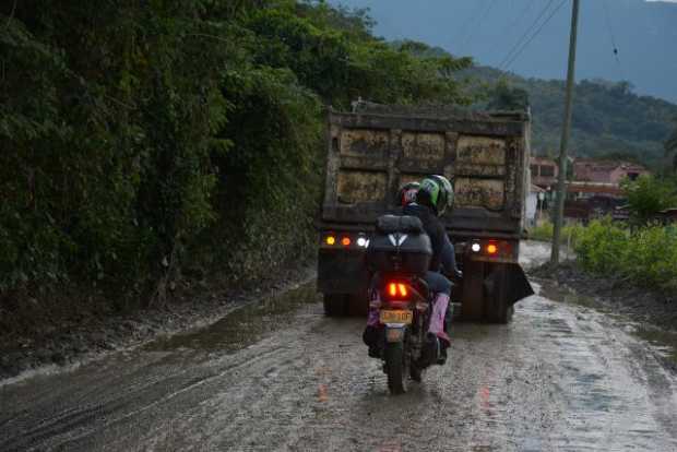 vía arma - la pintada, aguadas