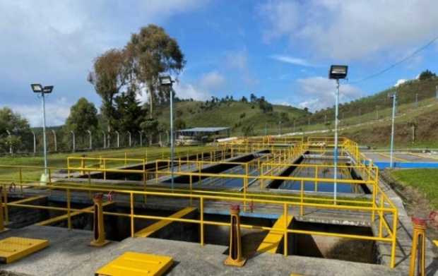 Planta de tratamiento de aguas potable Tacara, en Aguadas.