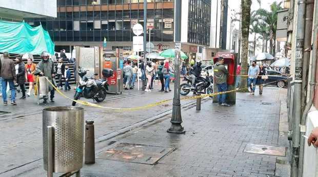 El caso fue cerca del Palacio Nacional El caso fue cerca del Palacio Nacional